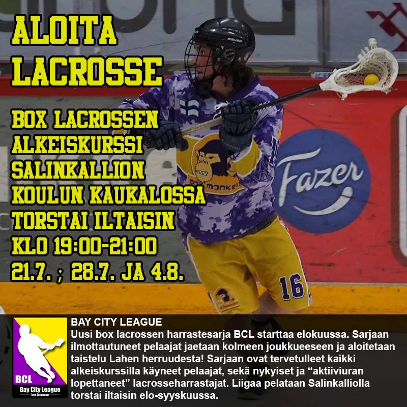Aloita box lacrosse