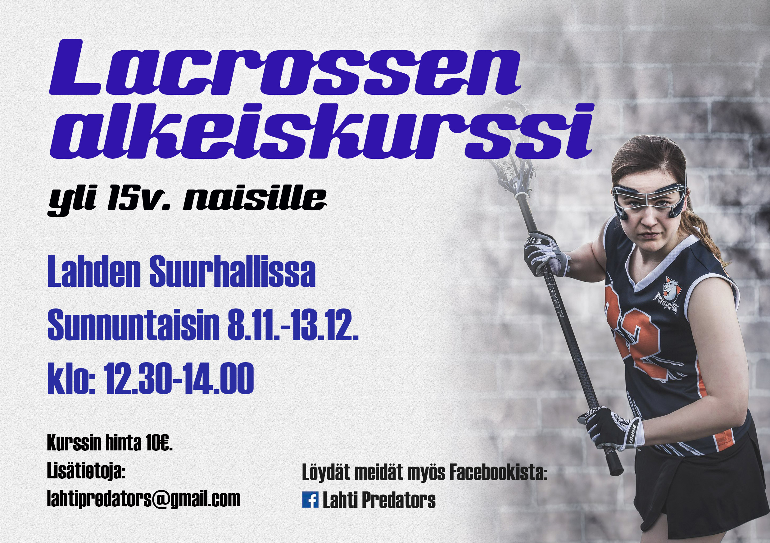 Lacrossen alkeiskurssi 2015