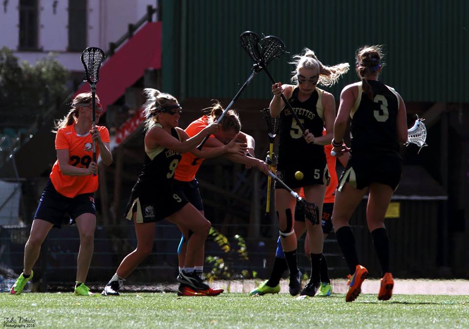Lacrosseottelu Lahti Predators Women vs. Helsinki Chiefettes